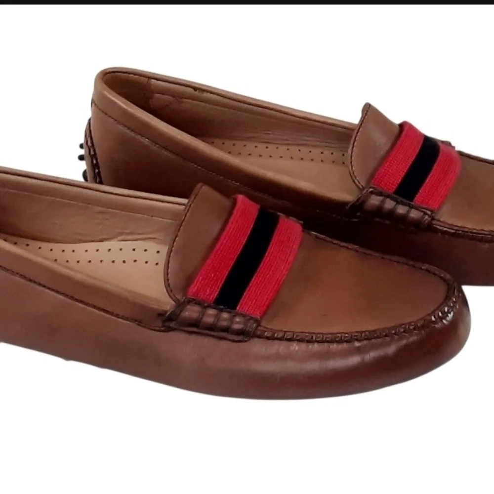 Smathers and Branson University of Georgia Surcingle Driving Shoes Size 11.5